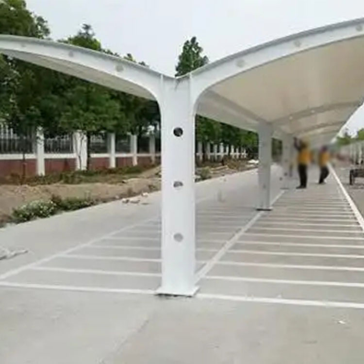 色达县膜结构电动车棚