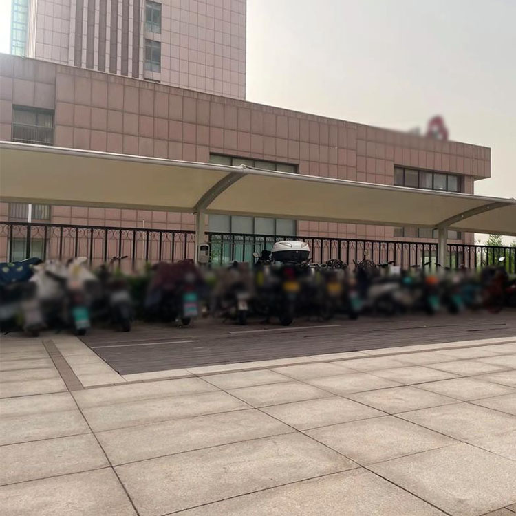 色达县膜结构电动车棚